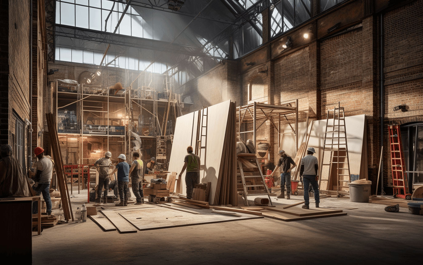 builders in london warehouse build